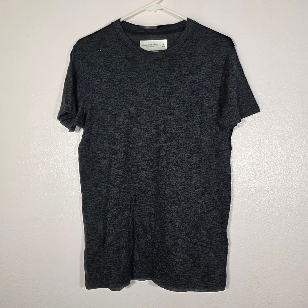 Abercrombie & Fitch Soft A&F Tee Charcoal Gray Pocket T-Shirt Men’s Size S
